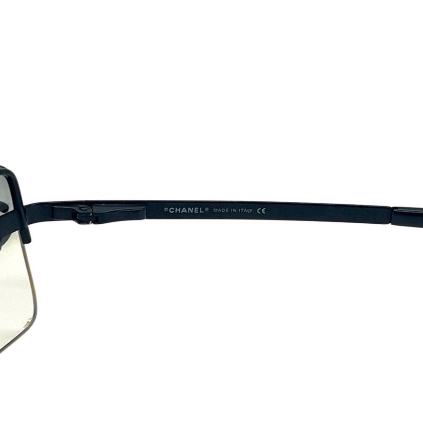 CHANEL RHINESTONE CC SUNGLASSES