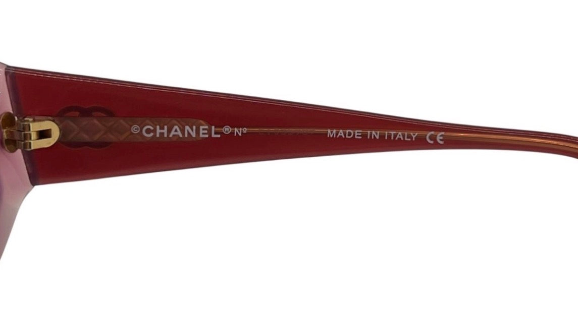 CHANEL MULTICOLORED OVAL SUNGLASSES