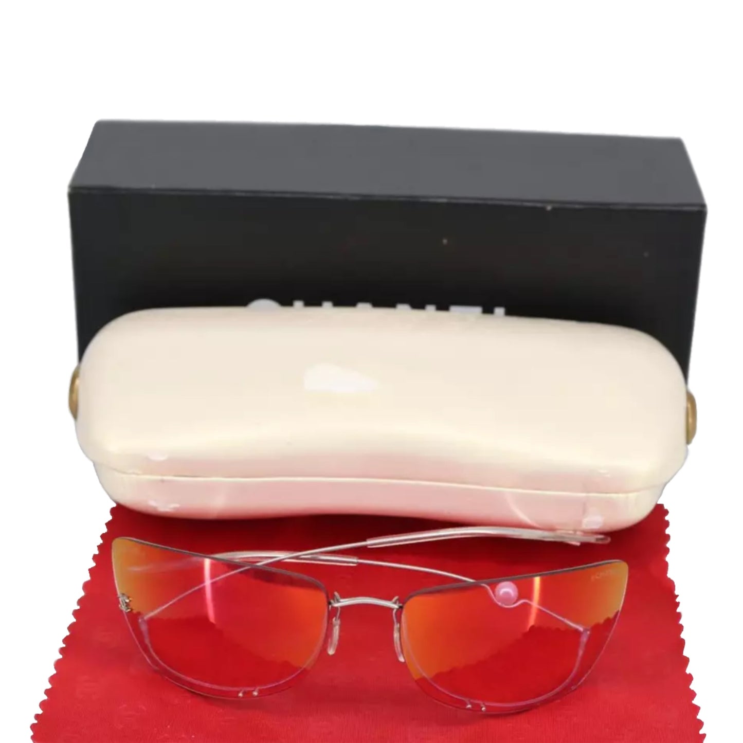 CHANEL RIMLESS PEARL SUNGLASSES