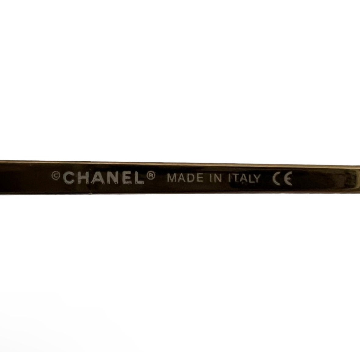 CHANEL RHINESTONE CC LOGO SUNGLASSES