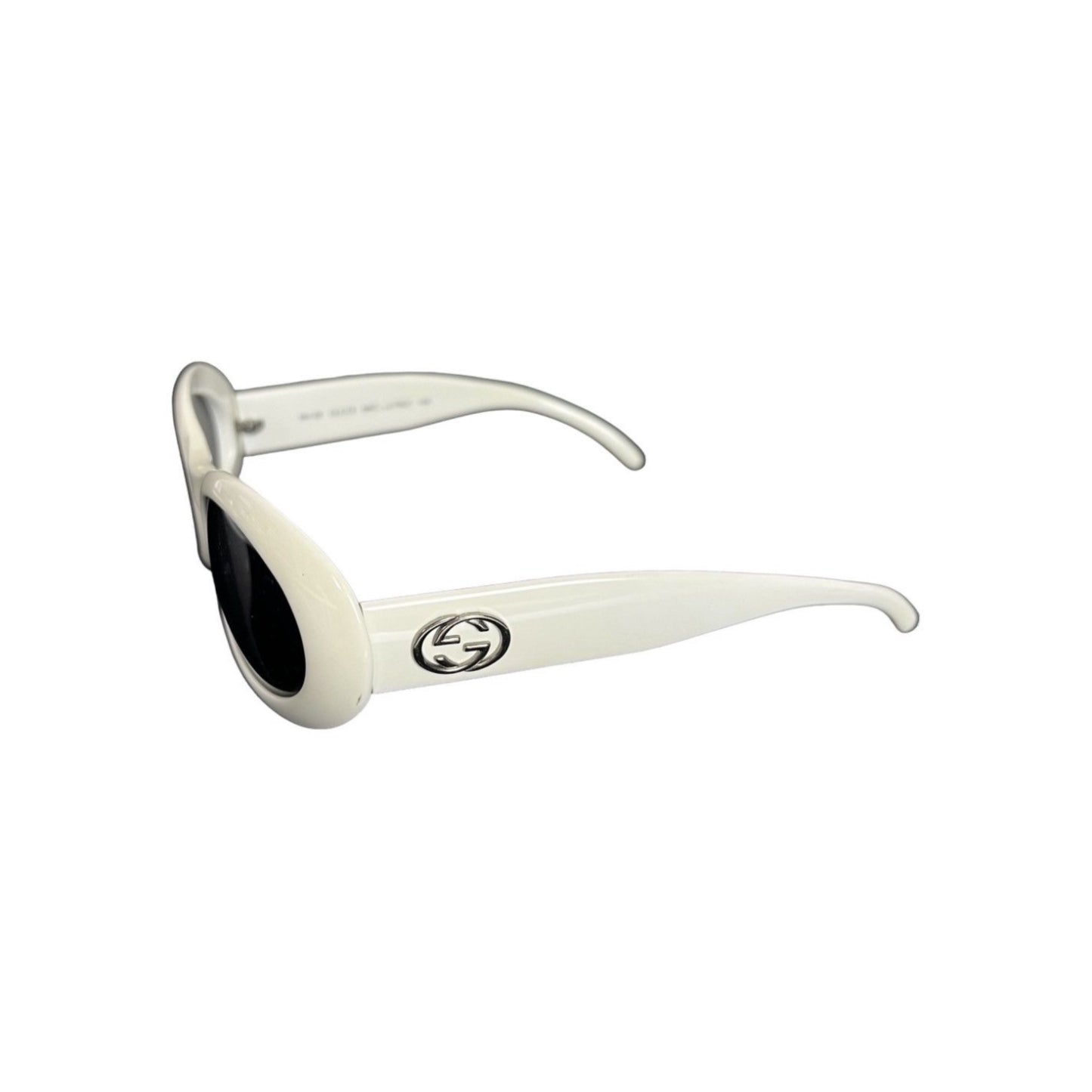 GUCCI OVAL GG LOGO SUNGLASSES