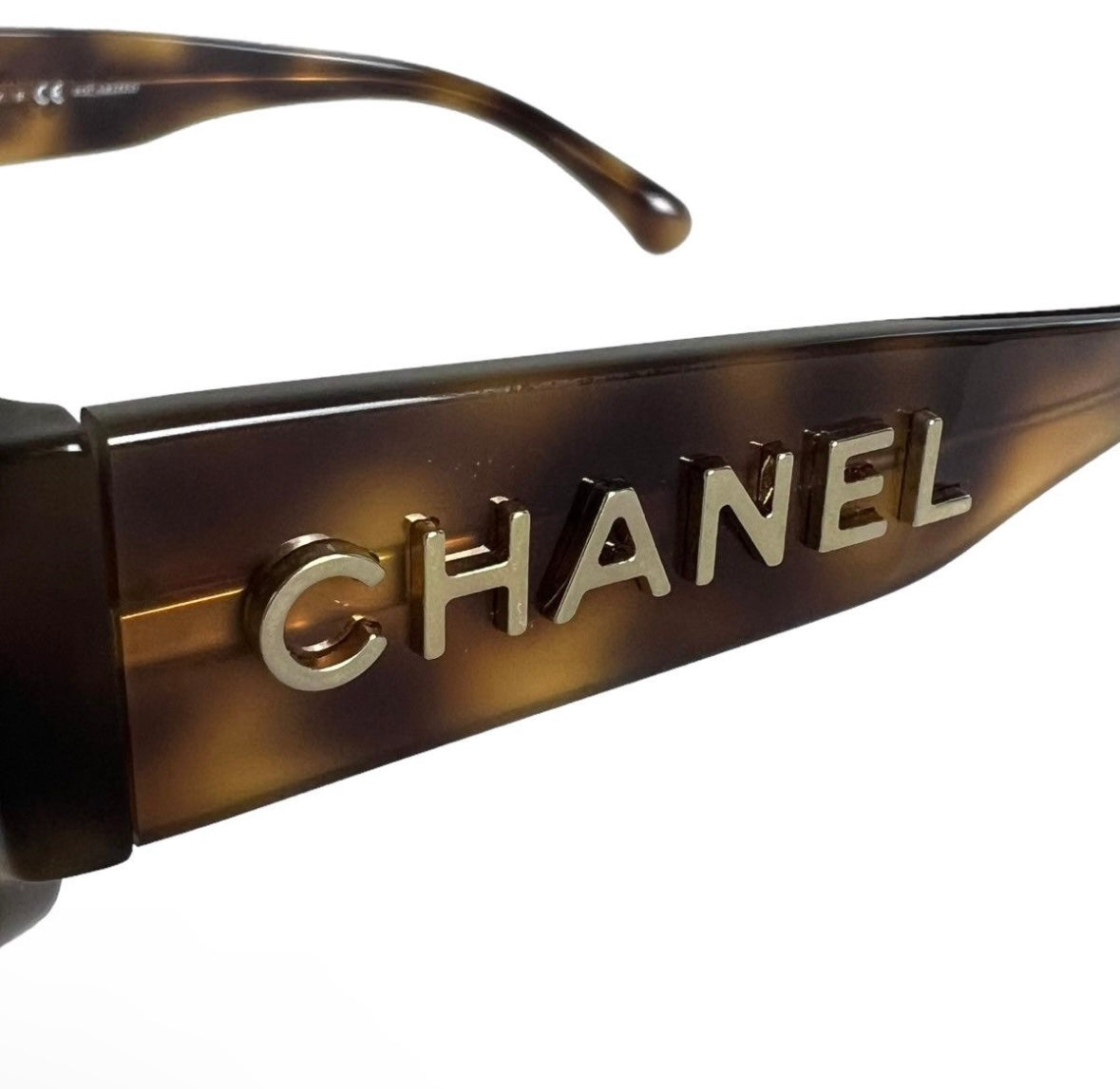 CHANEL TORTOISE ROUND SUNGLASSES