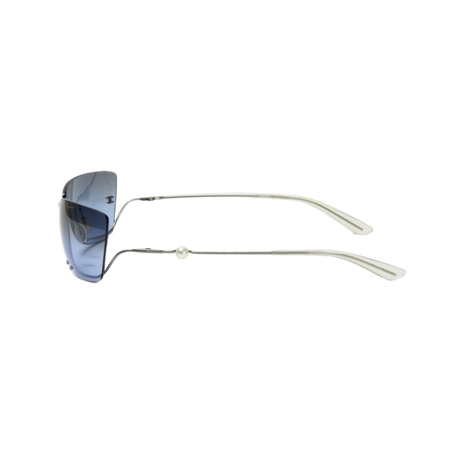 CHANEL RIMLESS PEARL SUNGLASSES