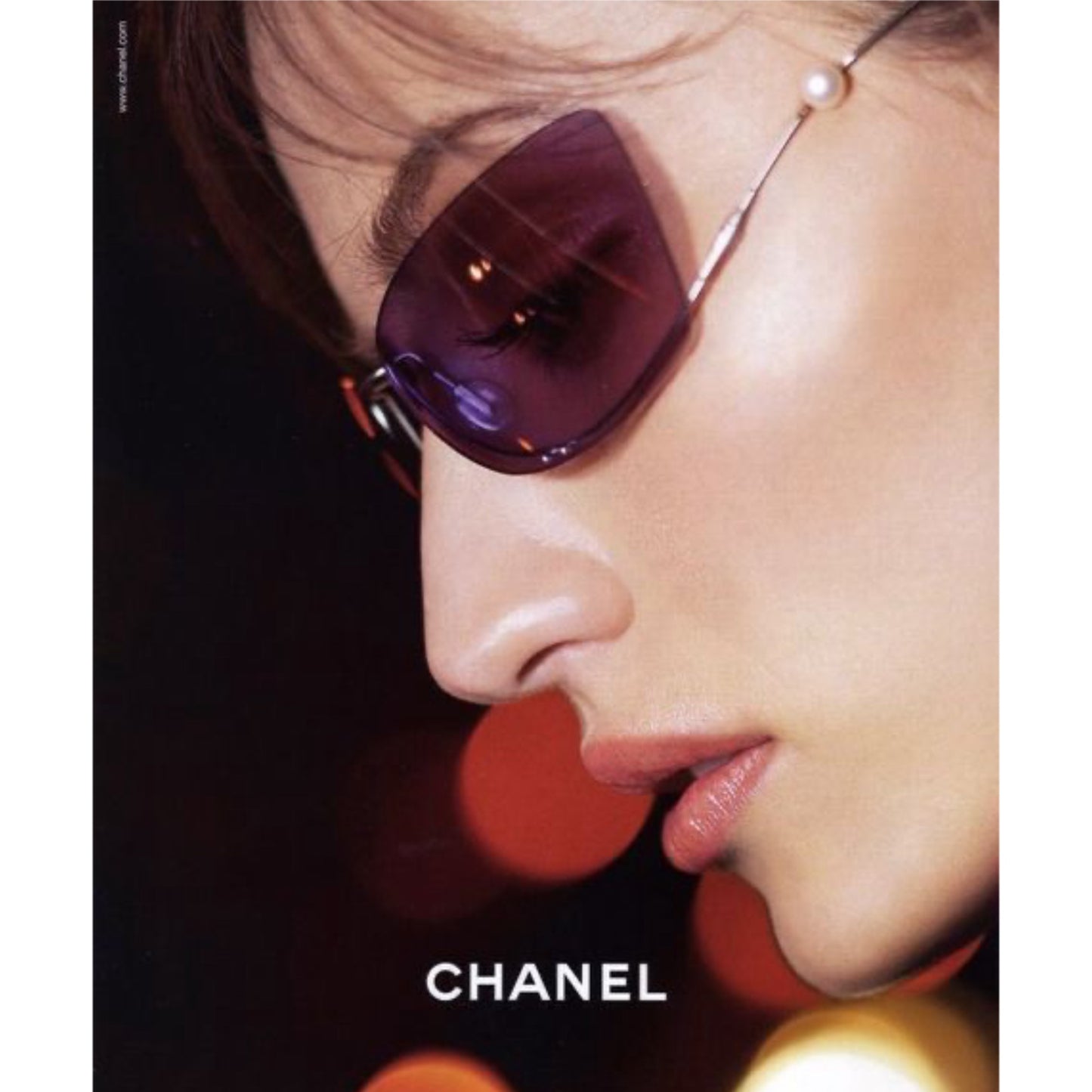 CHANEL RIMLESS PEARL SUNGLASSES