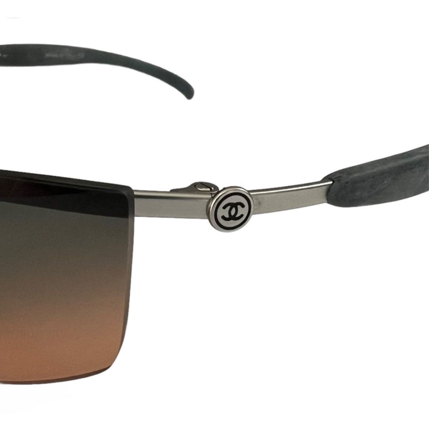 CHANEL CC LOGO SHIELD SUNGLASSES