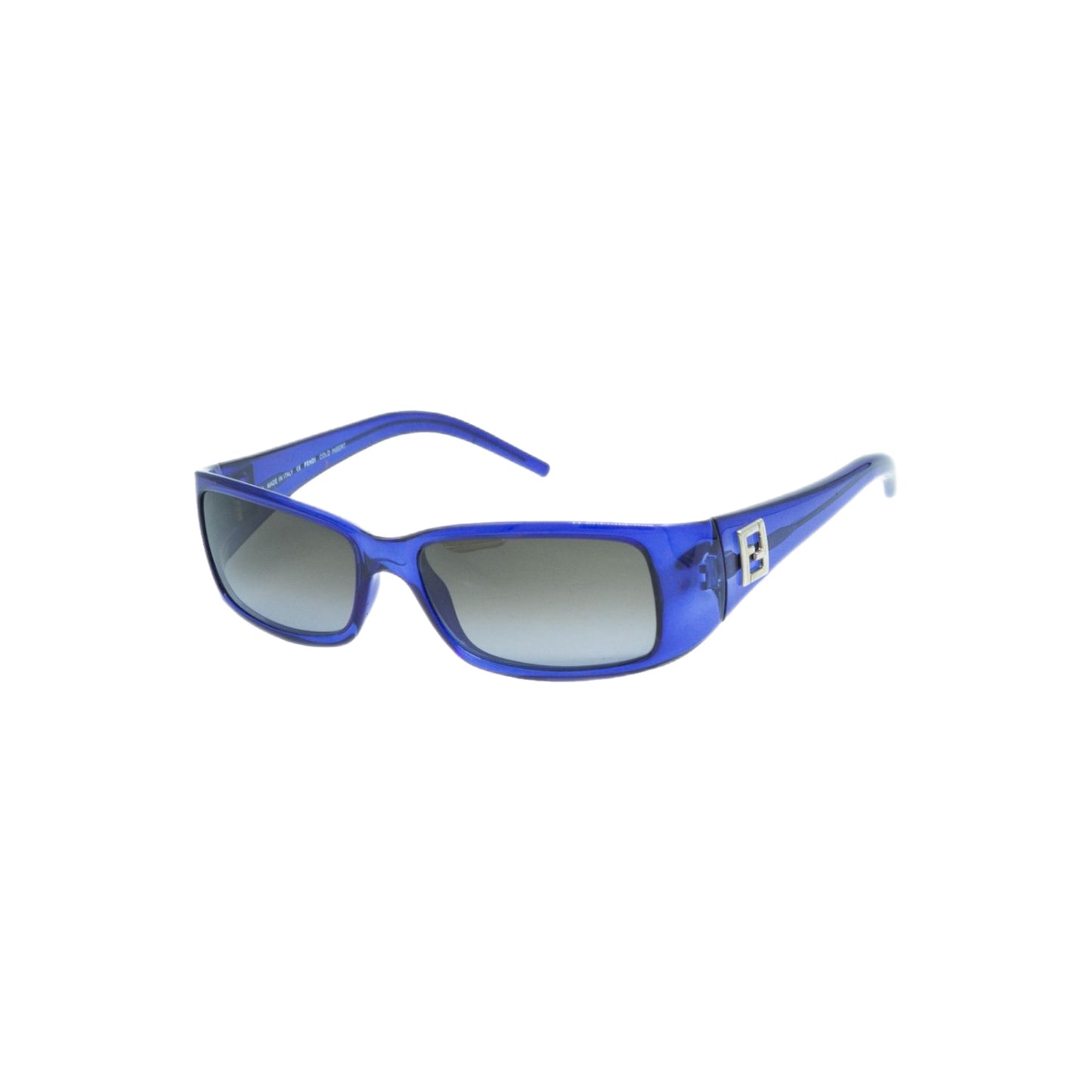 FENDI RECTANGLE BLUE LOGO SUNGLASSES