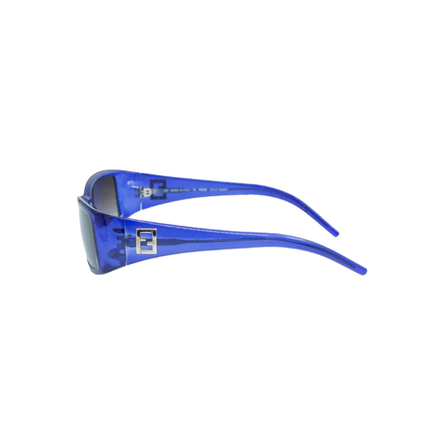 FENDI RECTANGLE BLUE LOGO SUNGLASSES