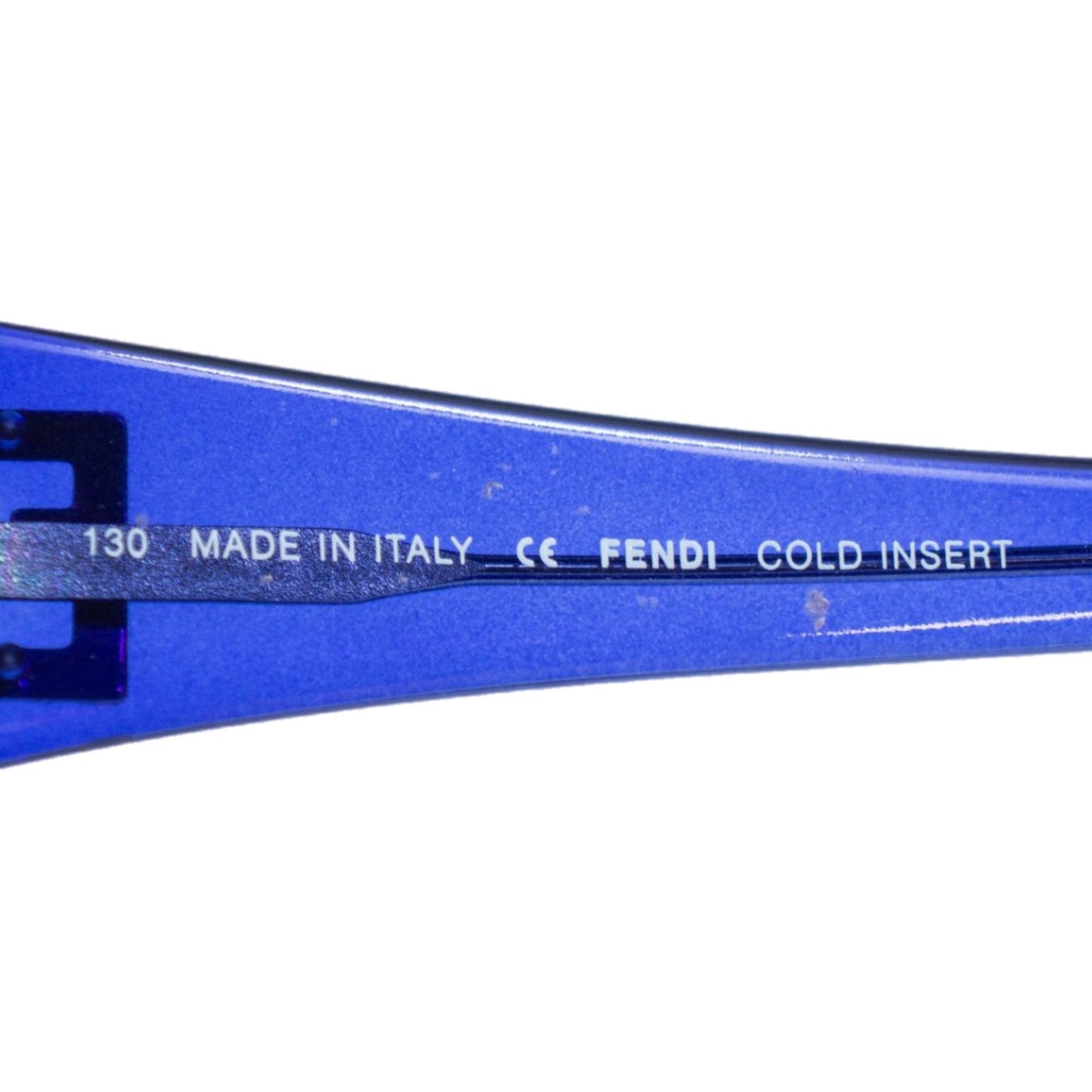 FENDI RECTANGLE BLUE LOGO SUNGLASSES