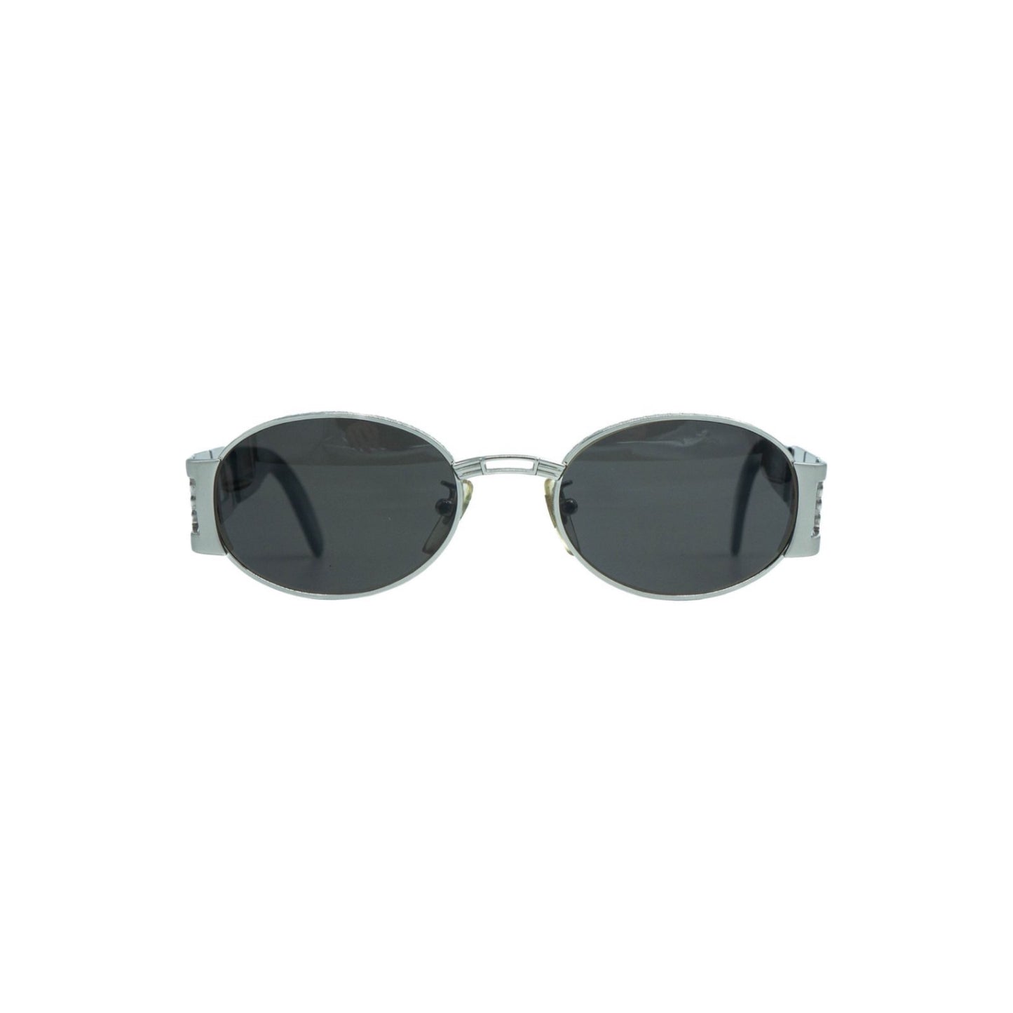 FENDI LOGO METAL ROUND SUNGLASSES