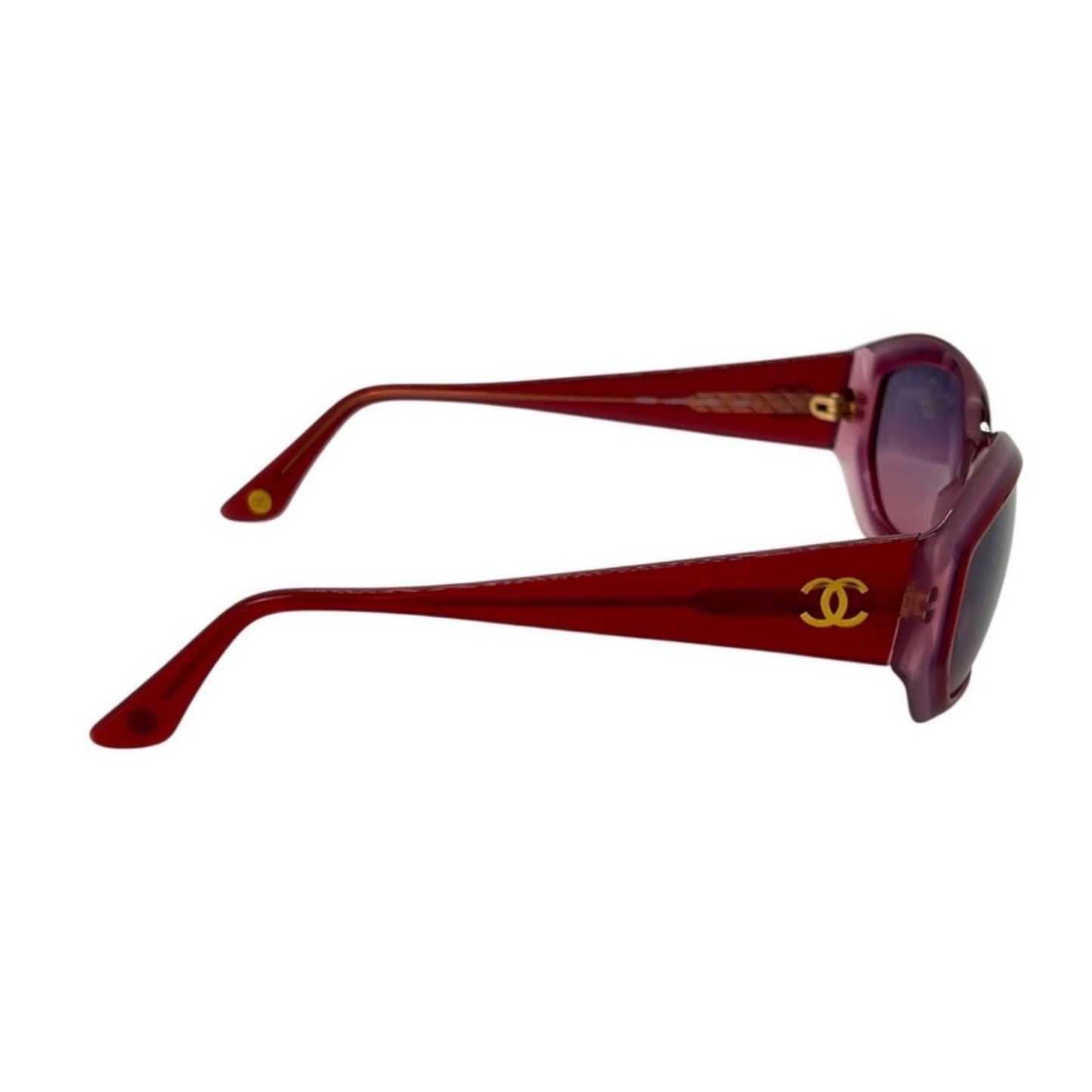 CHANEL MULTICOLORED OVAL SUNGLASSES