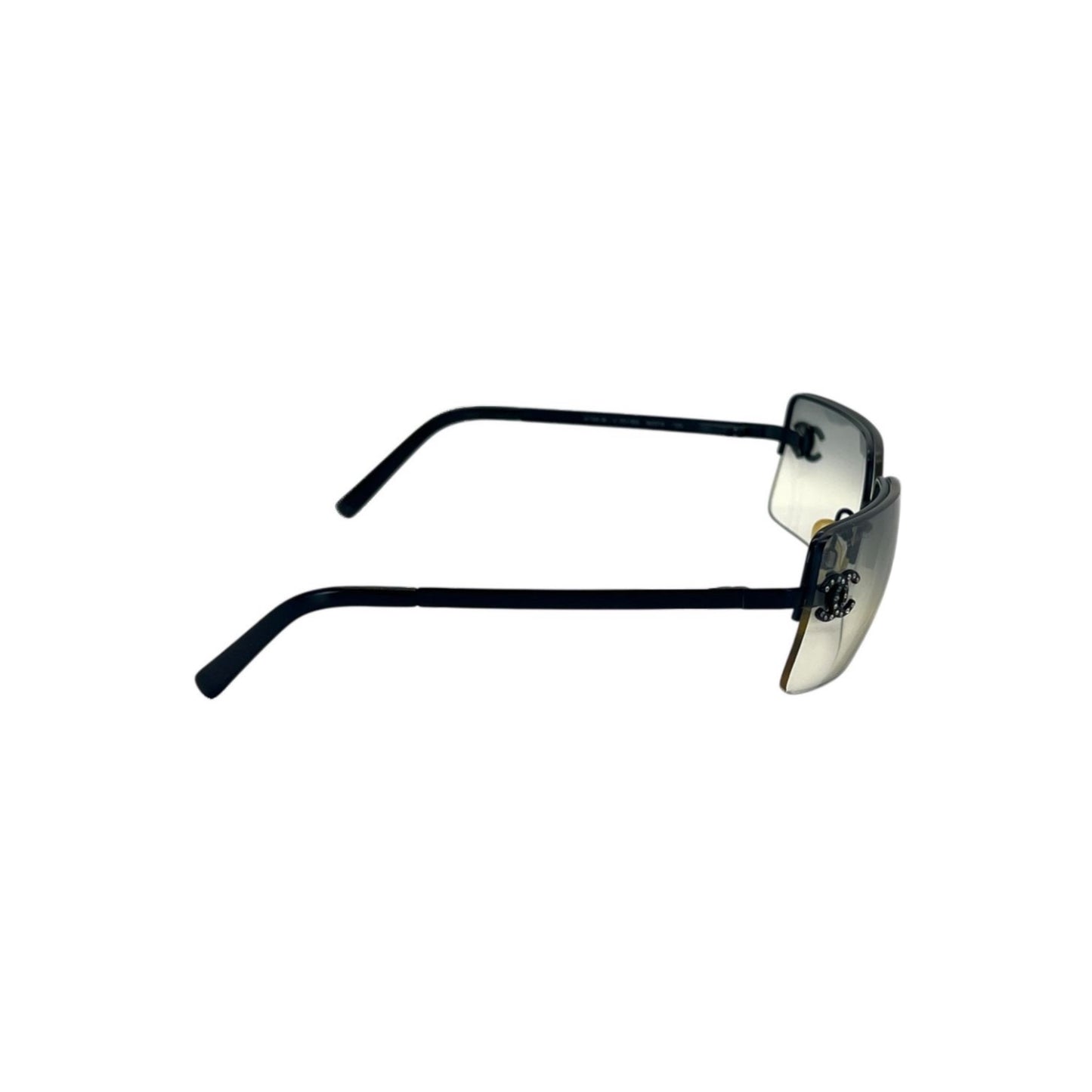 CHANEL RHINESTONE CC SUNGLASSES